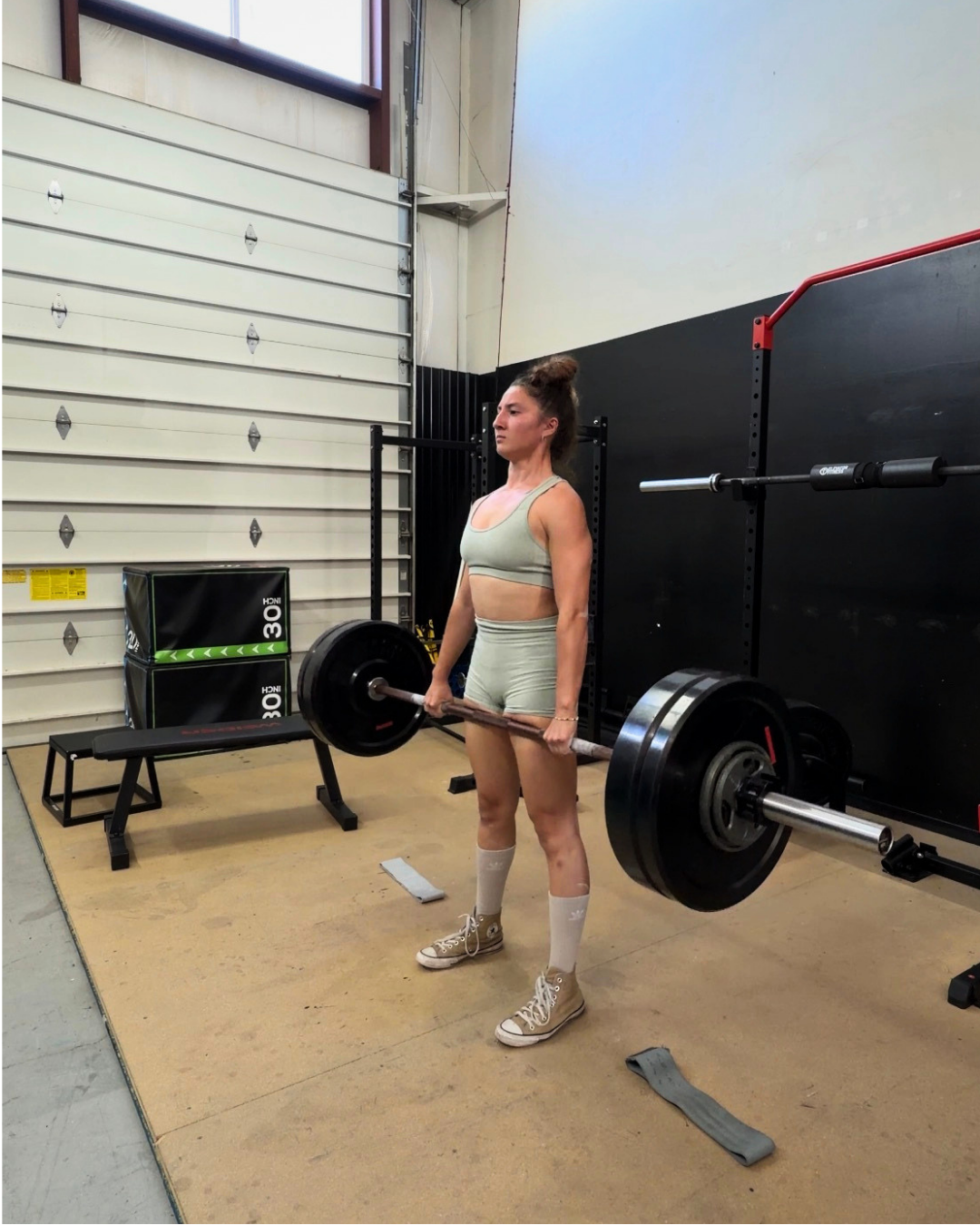 Isabella Martinez-Quezada competing on the platform